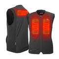 Mobile Warming Unisex Black Heated Vest, Bluetooth, 2X, 7.4V MWUV07010620
